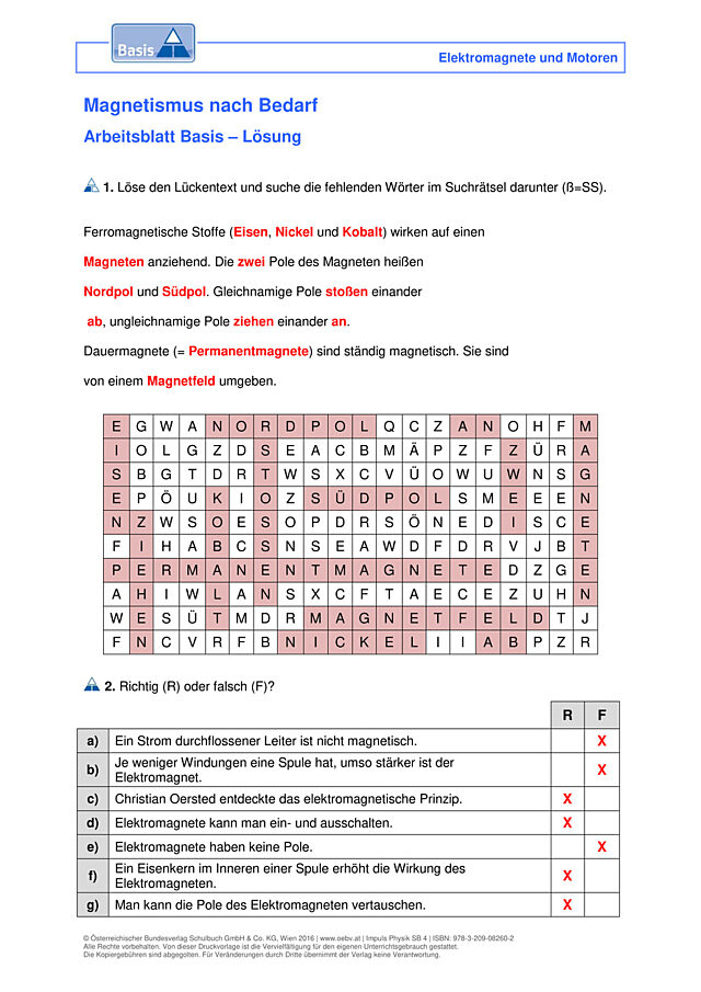 Magnetismus nach Bedarf