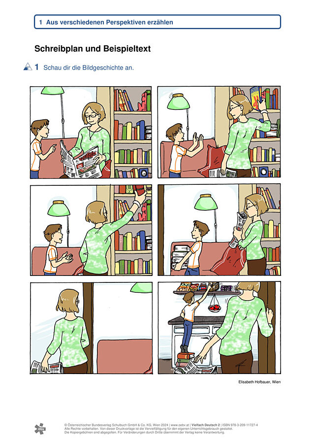 Schreibplan und Beispieltext