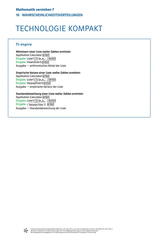 Kapitel 10: TI-Nspire kompakt