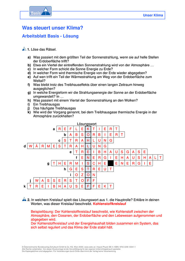 Was steuert unser Klima?