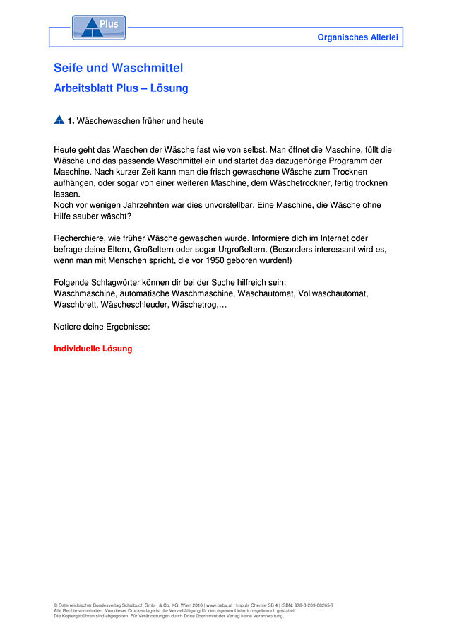 Seife und Waschmittel
