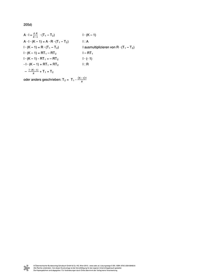Beispiel 205 d