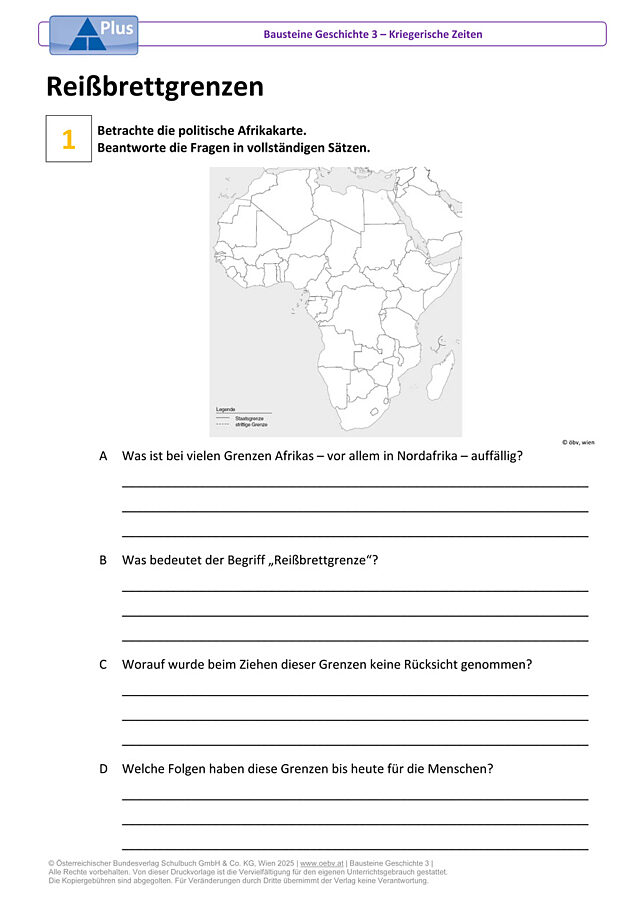 Reißbrettgrenzen