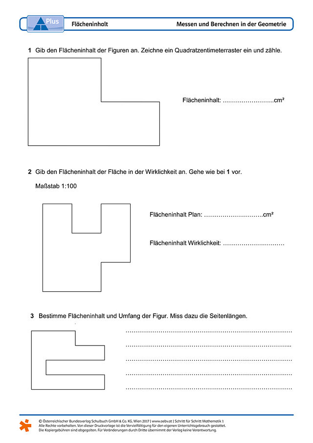 Flächeninhalt Rechteck und Quadrat
