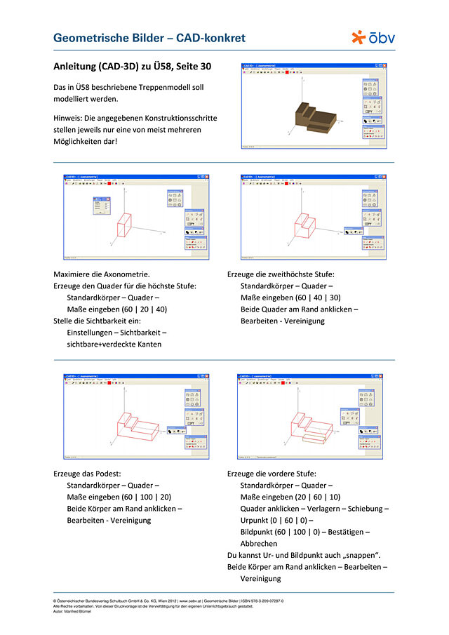 Anleitung (CAD-3D)