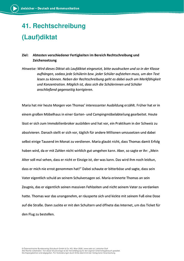 Laufdiktat