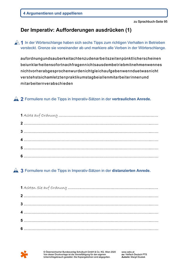 Aufforderungen ausdrücken (1)