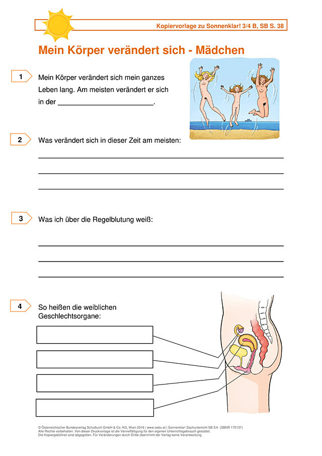 Mein Körper verändert sich – Mädchen