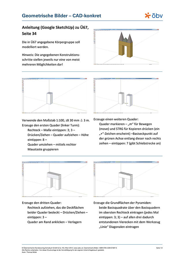 Anleitung (Google SketchUp)