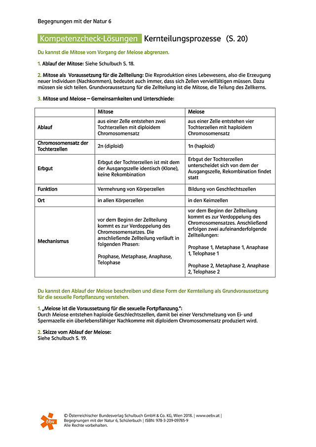 Kompetenzcheck-Lösungen Kernteilungsprozesse