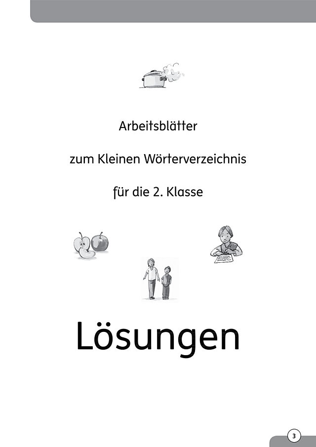Arbeitsblätter zum Kleinen Wörterverzeichnis