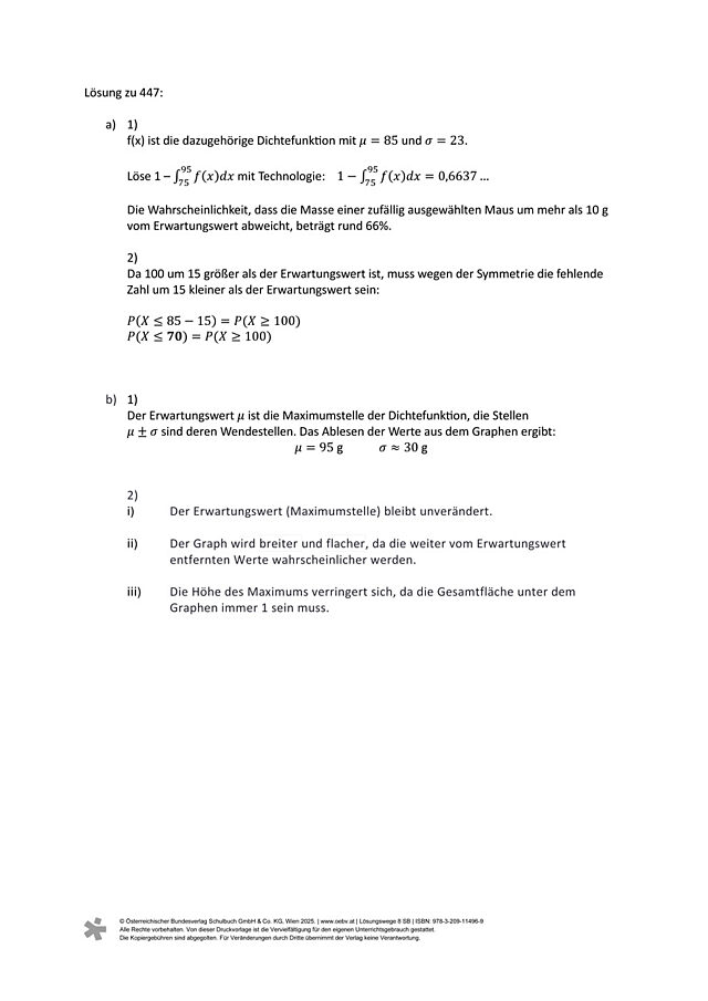 Lösung zu 447
