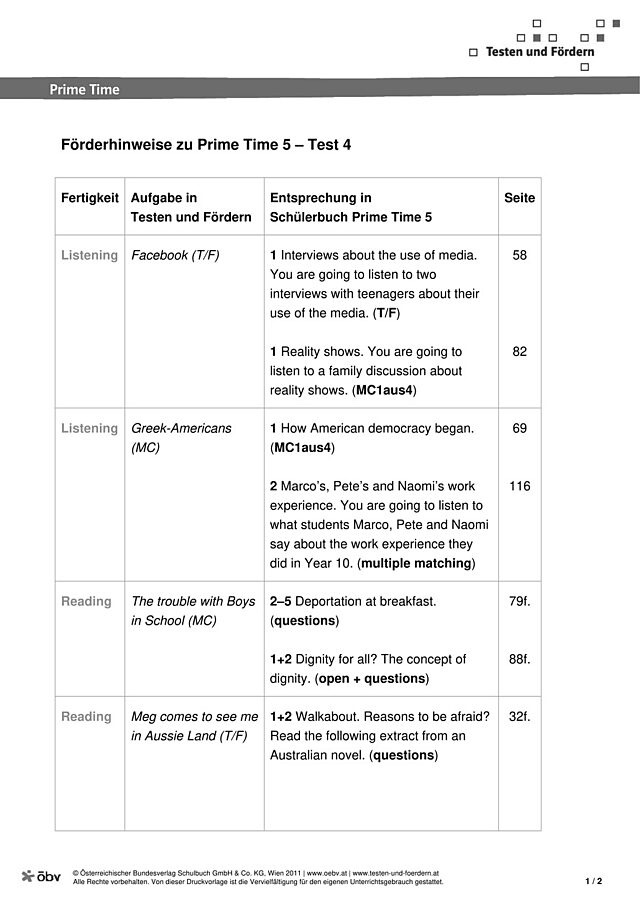 Test 4 Förderhinweise