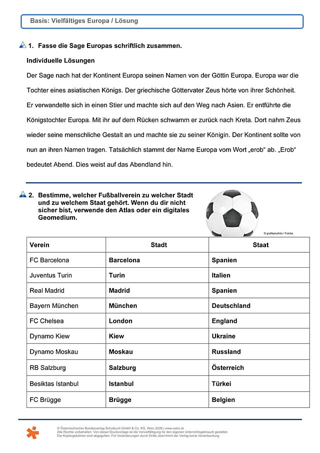 Vielfältiges Europa