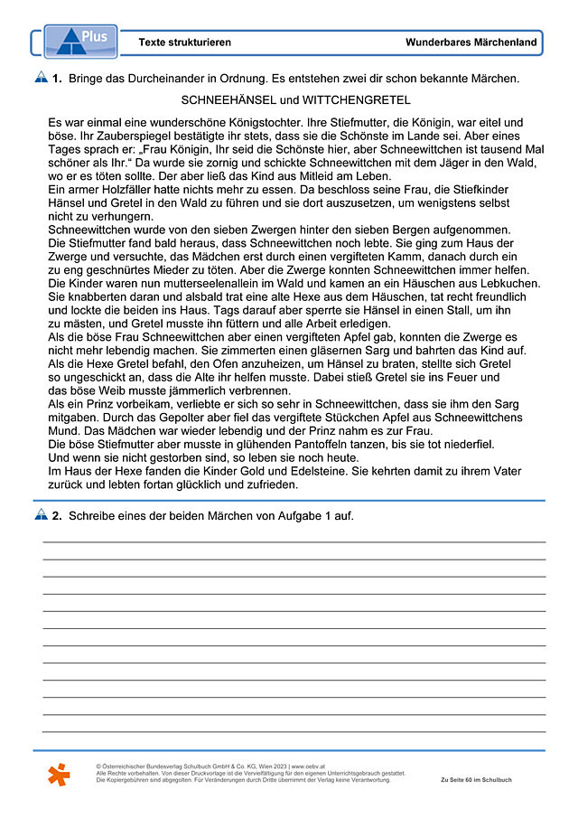 Texte strukturieren