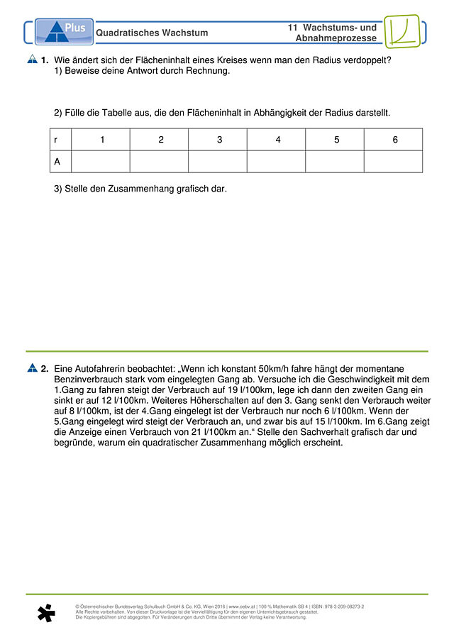 Quadratisches Wachstum