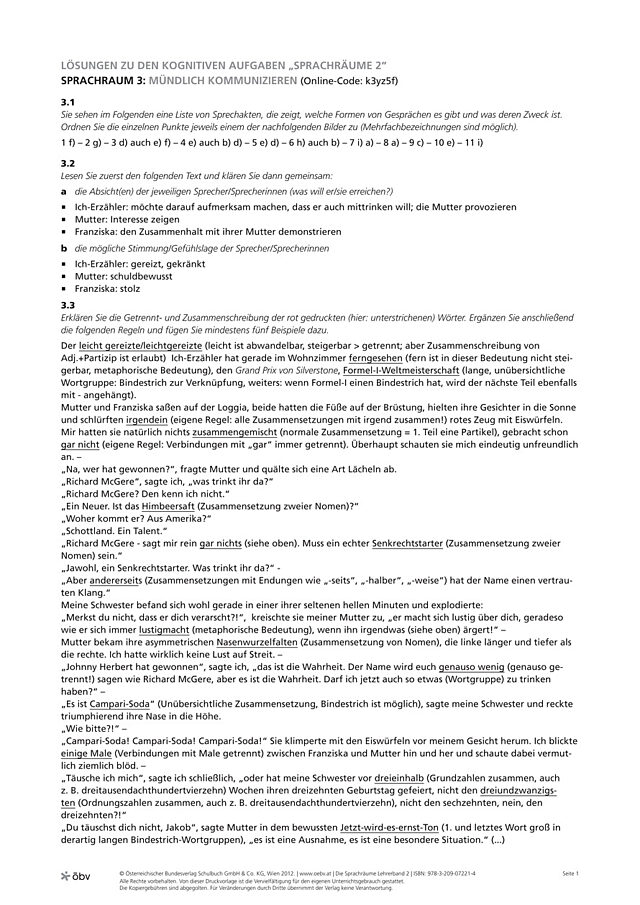 Mündlich kommunizieren