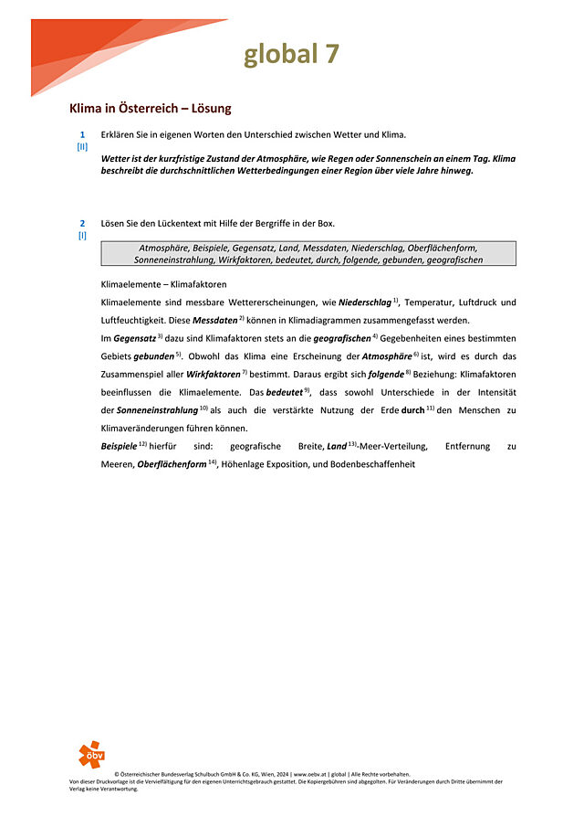 Klima in Österreich