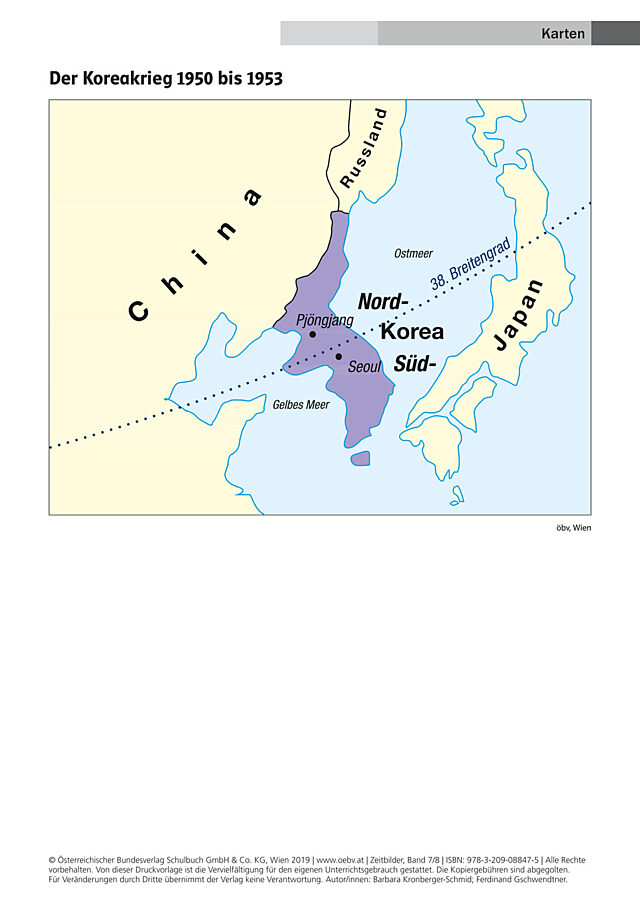 Der Koreakrieg 1950 bis 1953