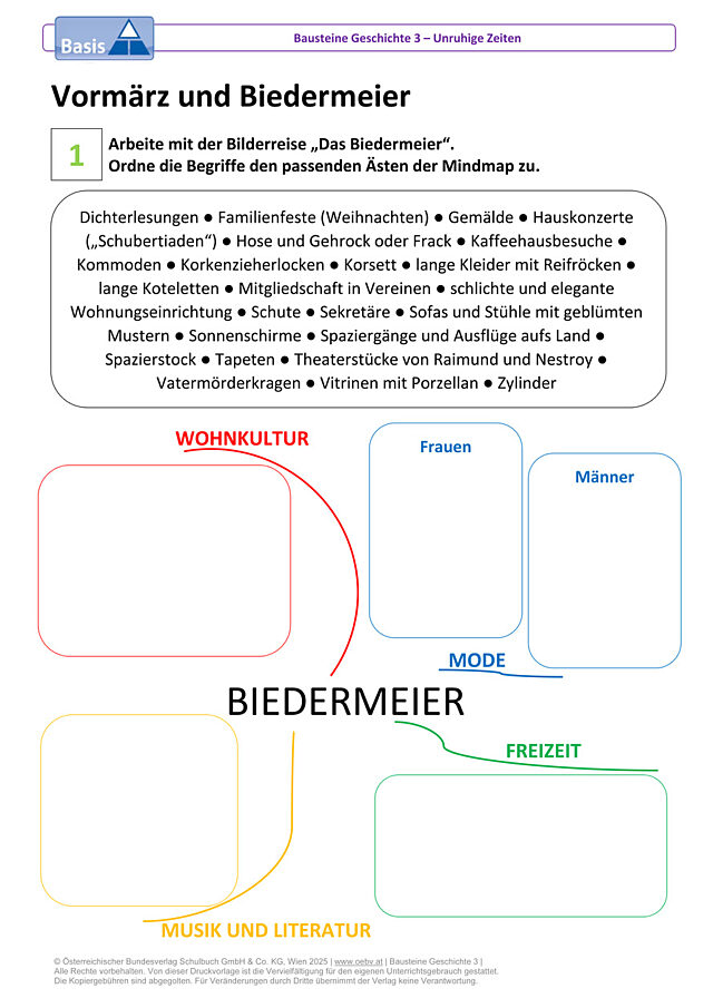 Vormärz und Biedermeier