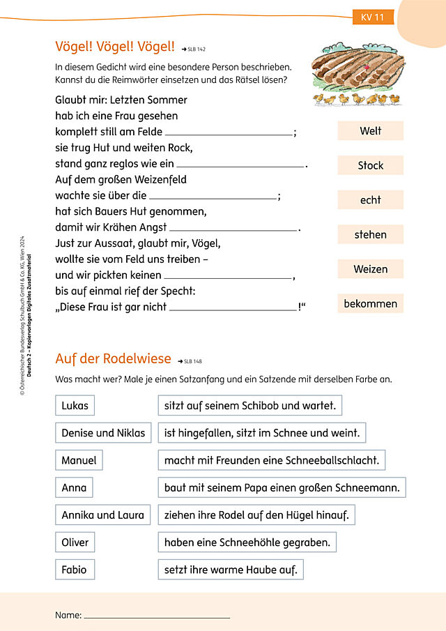 Arbeitsblatt 11