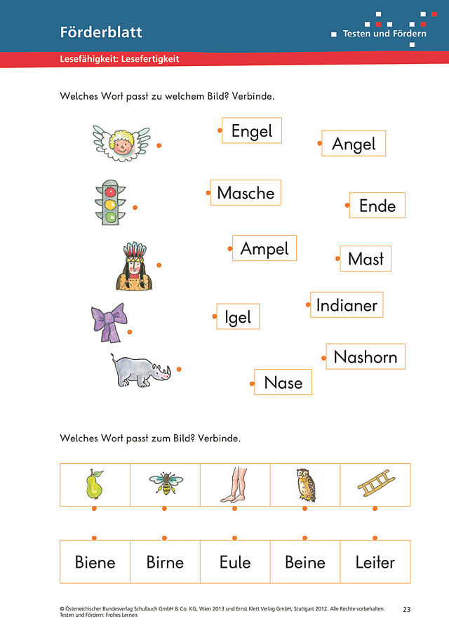 Lesefähigkeit: Lesefertigkeit