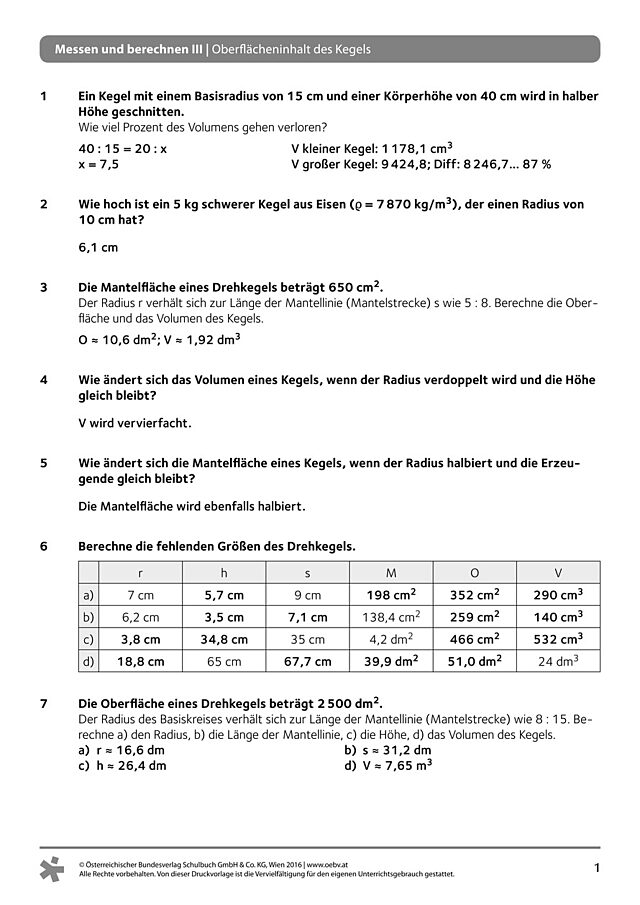 Allgemeines Arbeitsblatt anspruchsvoll