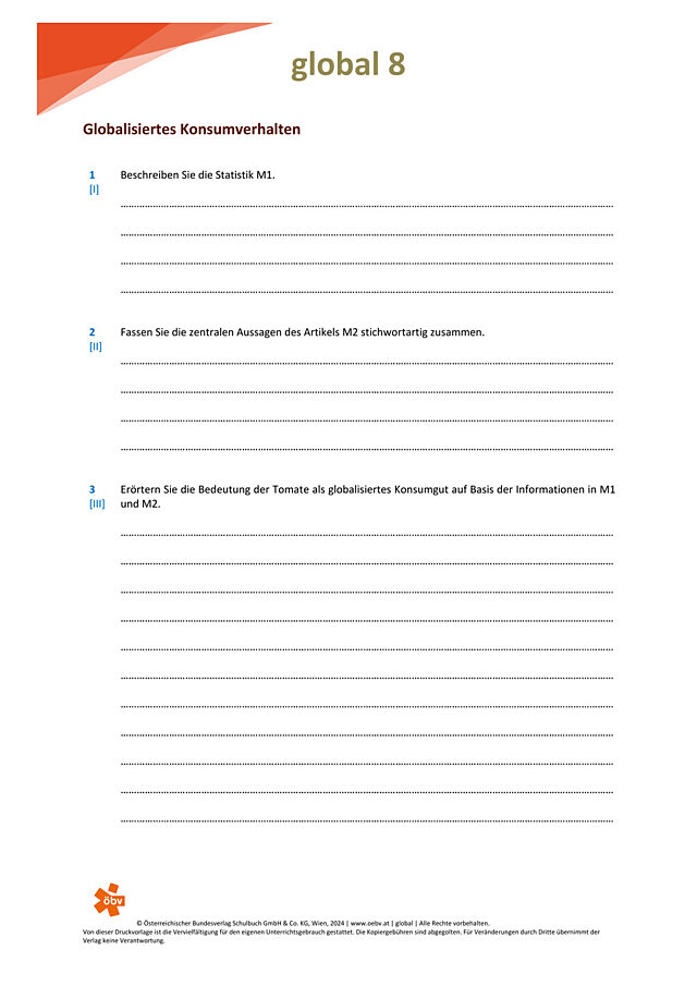 Globalisiertes Konsumverhalten