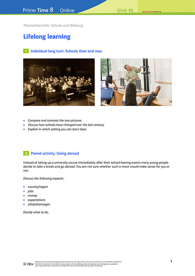 Lifelong learning: Speaking prompts