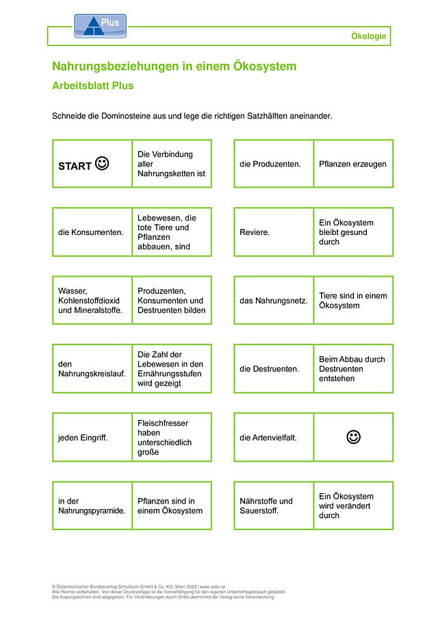 Nahrungsbeziehungen
