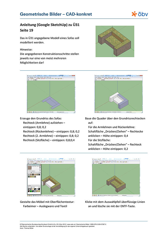 Anleitung (Google SketchUp)