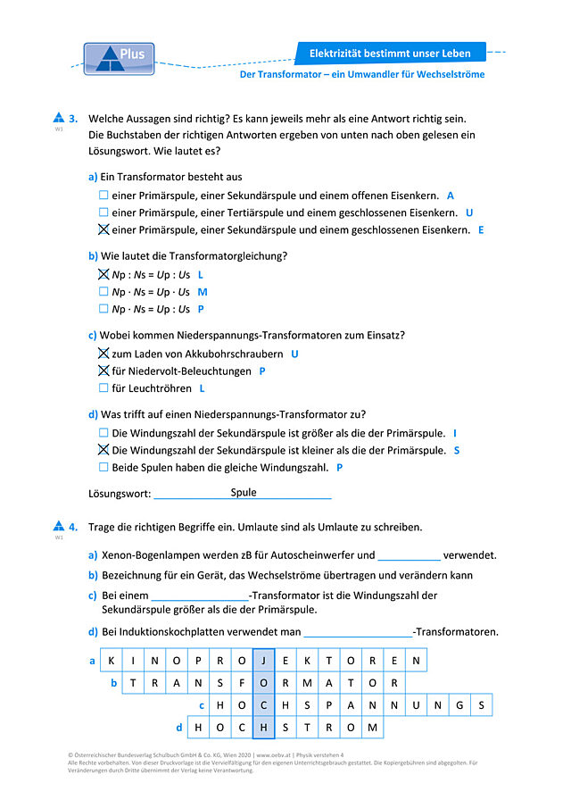 Der Transformator – ein Umwandler für Wechselströme