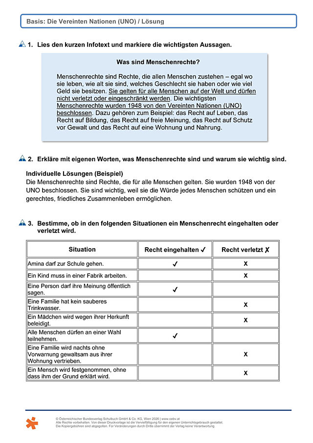 Vereinte Nationen (UNO)
