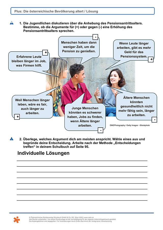 Die Bevölkerung altert