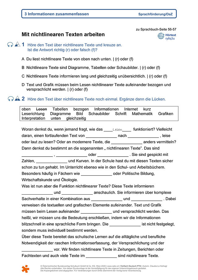 Nichtlineare Texte
