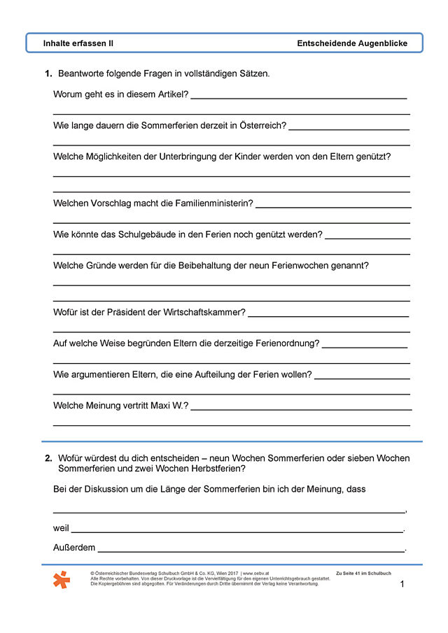 Inhalte erfassen II
