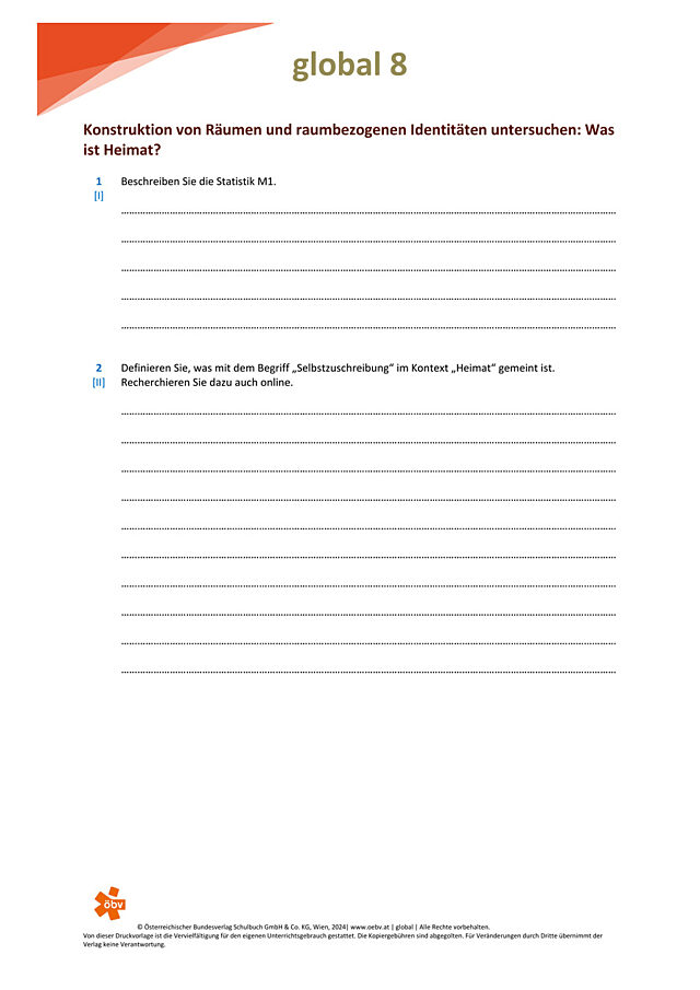 Konstruktion von Räumen und raumbezogenen Identitäten