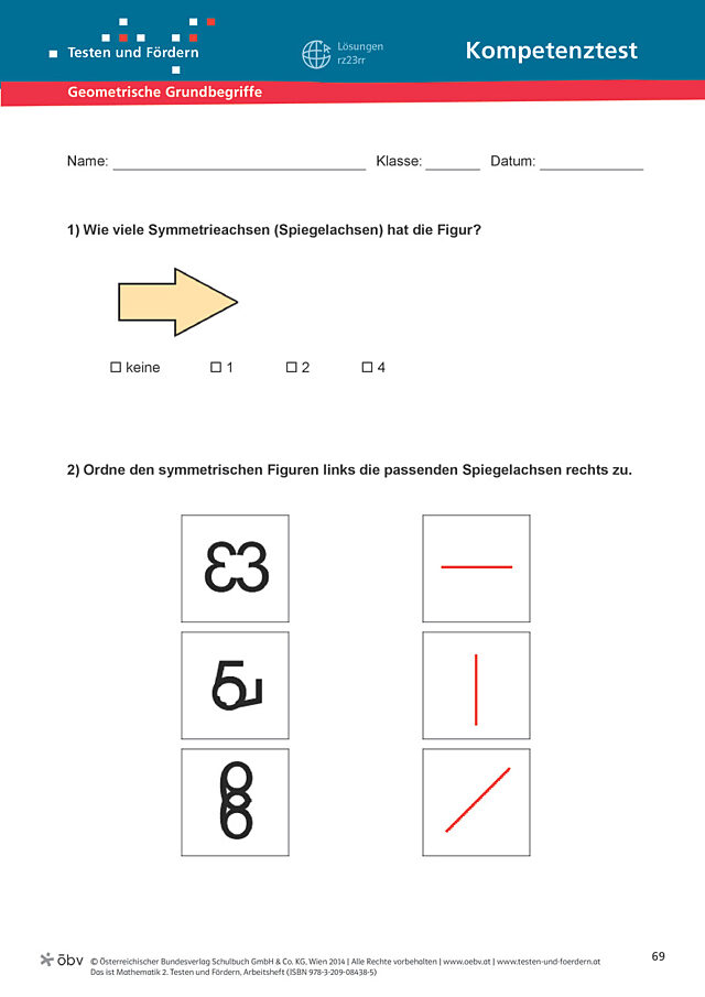 Test geometrische Grundbegriffe