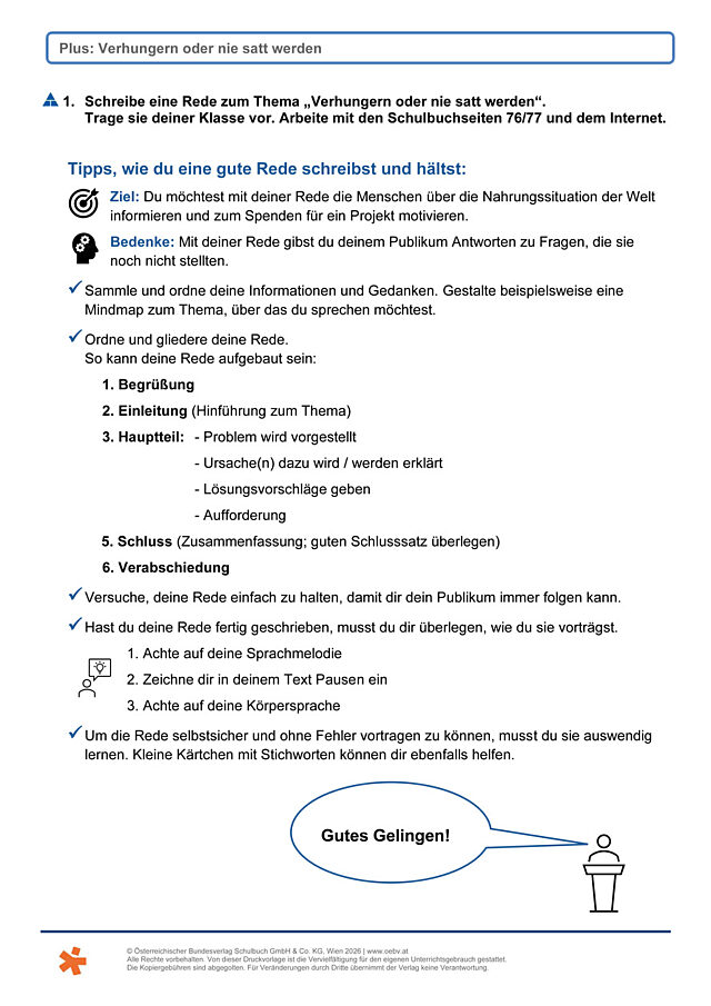 Verhungern - satt werden