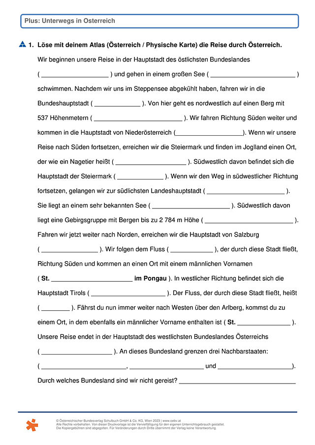Unterwegs in Österreich