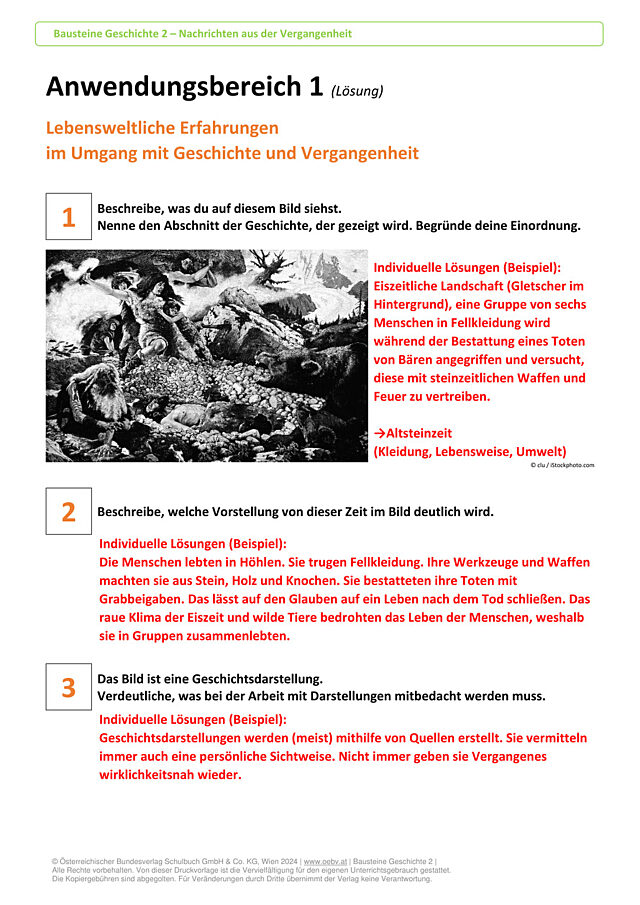 Lebensweltliche Erfahrungen im Umgang mit Geschichte und Vergangenheit