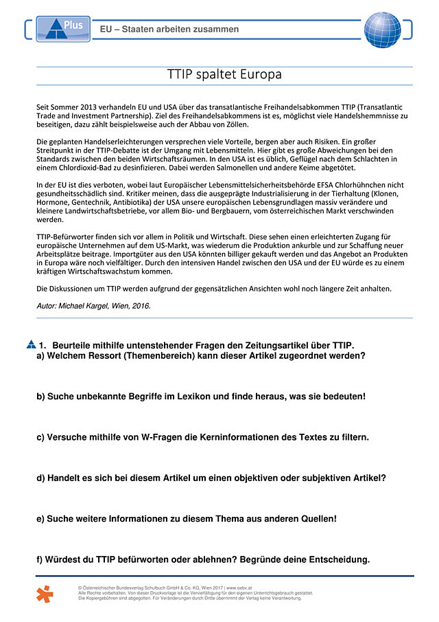 EU - Staaten arbeiten zusammen