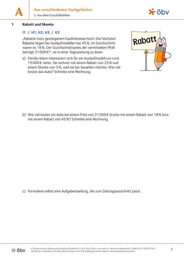 3. Aus dem Geschäftsleben