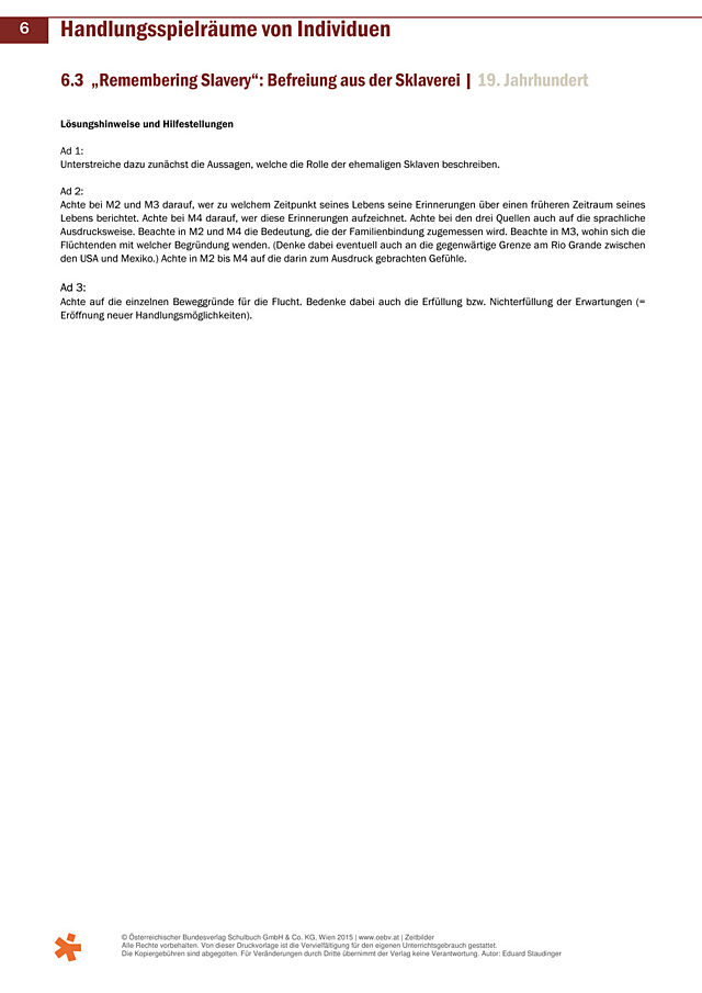 „Remembering Slavery“: Befreiung aus der Sklaverei