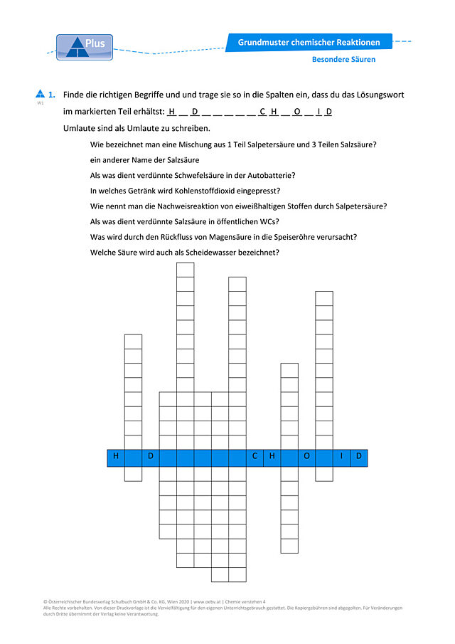 Besondere Säuren