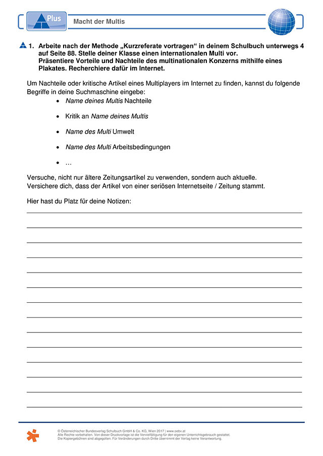 Macht der Multis