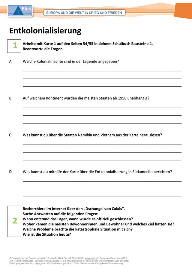 Entkolonialisierung