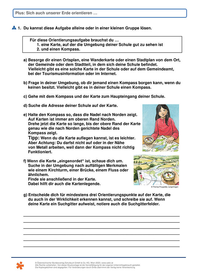Sich orientieren …