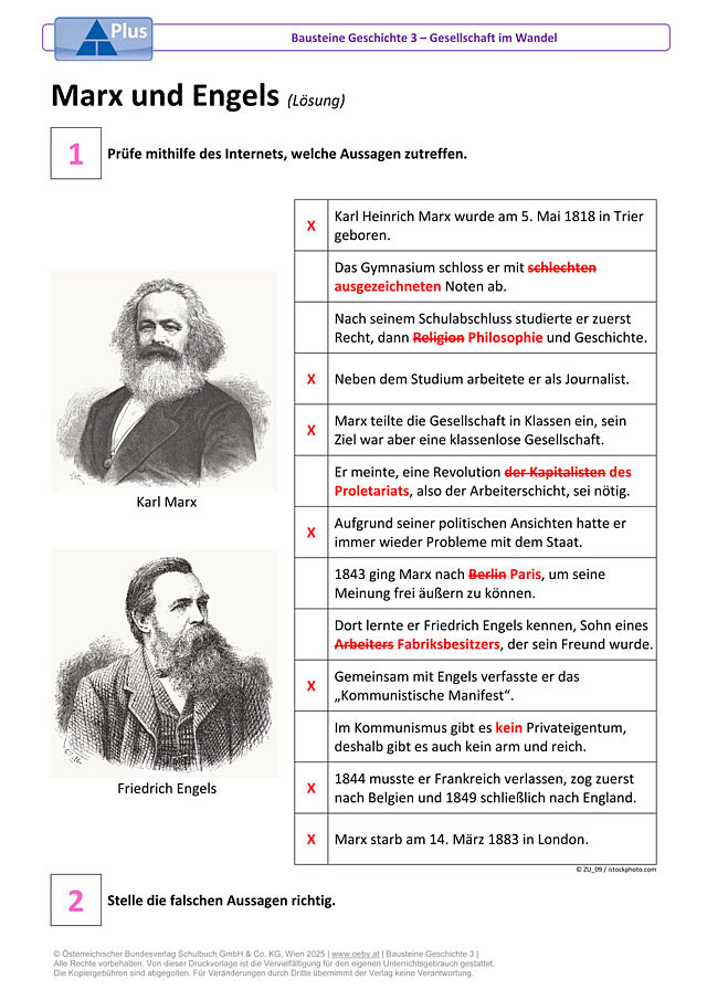 Marx und Engels