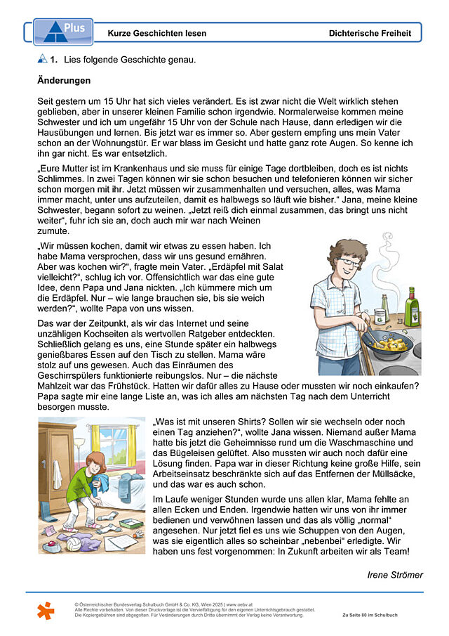 Kurze Geschichten lesen